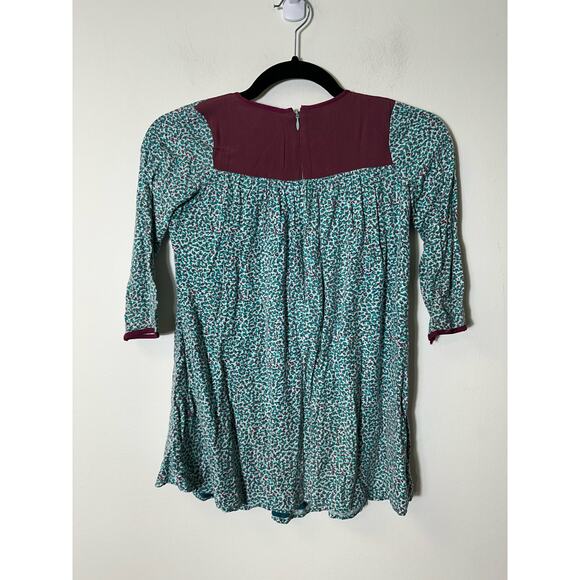 Girls ilovegorgeous Green Floral Knit Dress SZ 6-7 - Picture 3 of 4